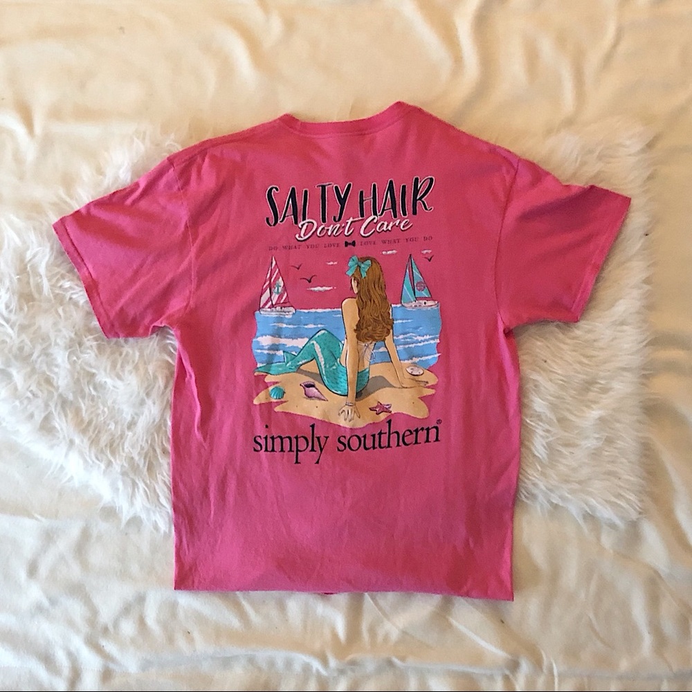 Simply Southern Pink Short Sleeve Tee